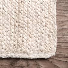 Dalyn gorbea gr1 silver area rug. Nuloom Rigo Chunky Loop Jute Off White 5 Ft X 8 Ft Area Rug Tajt03b 508 The Home Depot Jute Area Rugs Natural Jute Rug Jute Rug