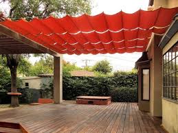 Bamboo blinds as a sunshade pergola. 9 Clever Diy Ways To Create Backyard Shade The Garden Glove Backyard Shade Patio Shade Patio Canopy