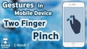 The ideal implementation is to detect pinch and zoom in/out all text area. Two Finger Pinch Gesture In Iphone Ipad And Other Mobile Device Hindi Youtube