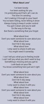 Heart What About Love Great Song Lyrics Just Lyrics Song Lyric Quotes