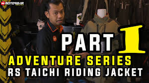 Rs taichi motorcycle leather racing suit made w/ kevlar keprotec size medium gd. Rs Taichi Adventure Series Rsj721 Drymaster Explorer All Season Part 1 Youtube