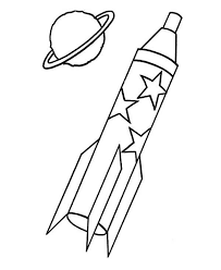 As per distance from sun, saturn is sixth planet and is second largest in size, after jupiter. Rocket Ship In Saturn Orbit Coloring Page Download Print Online Coloring Pages For Free Color Nimbus