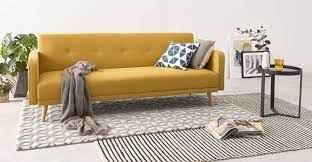 Chou Click Clack Sofa Bed Butter Yellow Made Com Sofa Bed Guest Room Sofa Bed Living Room Sofa Bed