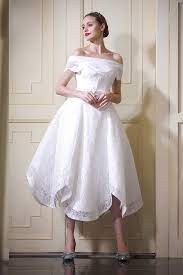 100% brand new with alanre label, which owns and only sold by alanre. 2017 Off The Shoulder Tea Length Wedding Dresses A Line Lace Style Fl03 190 Gemgrace Com