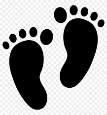 Download Footprint Clipart Baby Feet Silhouette Free Transparent Png Clipart Images Download