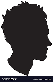 Man Head Silhouette Royalty Free Vector Image Vectorstock Ad Silhouette Royalty Man Silhouette Head Vector Background Pattern Zebra Print Background
