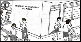 Gotong royong merupakan istilah dari negara indonesia yang memiliki arti bekerja bersama guna mencapai tujuan yang diinginkan. Gambar Gotong Royong Di Sekolah Kartun Hitam Putih