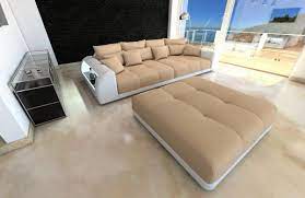 Nach relevanz relevante ergebnisse niedrige preise hohe preise sofa adona features:can be positioned anywhere in the roomthe sinuous spring. Grosses Big Sofa Miami Mit Grossen Sitzpolstern Und Led Beleuchtung