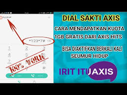 Aktifkan mode pesawat atau flight mode ; Kode Rahasia Axis Cara Dapat Kuota 1gb Rp 0 Rupiah Untuk 60 Hari Buruan Klaim Youtube