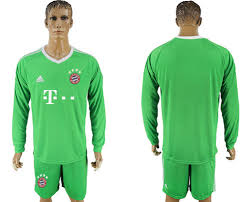 Fc bayern munich anniversary 120 years jersey special edition shirt football. 2017 18 Bayern Munich Green Goalkeeper Long Sleeve Soccer Jersey