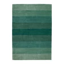 nodebo rug low pile handmade green 5 7 x7 10 ikea tapete ikea tapete verde tapete de pelo