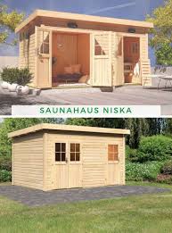 Saunahaus Niska Saunahaus Saunahaus Garten Sauna Im Garten