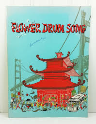 Flower Drum Song 1960 Playbill Rogers Hammerstein Musical Etsy In 2020 Songs Musicals Flower Drum