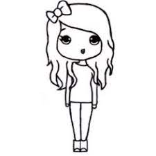 Look these cute girls drawings! 150 Cute Girl Drawings Ideas Cute Girl Drawing Drawings Girl Drawing