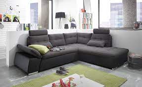 Ecksofa Jak Couch Schlafcouch Sofa Lederlook Schwarz Grau Ottomane Rechts L Form Ebay
