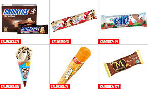 More images for how many calories in ice cream » How Fattening Is Your Favourite Ice Lolly Daily Mail Online