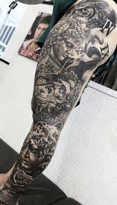 Greekstatue Leg Tattoos Greek Tattoos Full Leg Tattoos