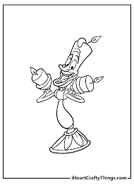 printable beauty and the beast coloring pages updated 2022