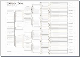 10 Generation Family Tree Excel Beautiful A3 Six Generation