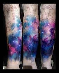 Northern Lights Stars Watercolor Tattoo Bing Images Sky Tattoos Galaxy Tattoo Tattoos