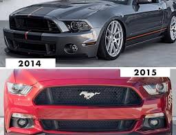 The salesman/associate recommended just letting the. 2014 Vs 2015 Ford Mustang Differences And Specs Cj Pony Parts