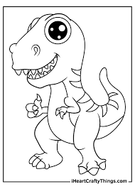 39+ cute dinosaur coloring pages for kids for printing and coloring. Cute Dinosaurs Coloring Pages Updated 2021