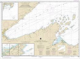 Noaa Chart Little Girls Point To Silver Bay Including Duluth And Apostle Islands Cornucopia Harbor Port Wing Harbor Knife River Harbor Two