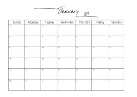 Free printable calendar 2022 download in pdf, word & excel format. Free Printable January 2021 Calendar Customize Online