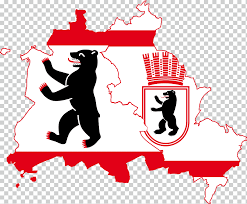 East germany had an area of 41,828 sq mi (108,333 km²), a little larger than south korea. West Berlin Berlin Wall East Berlin Flag Of Berlin Map West Flag Logo Fictional Character Png Klipartz