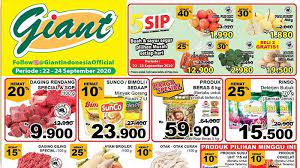 7 coupons and 14 deals which offer up to $50 off and extra discount, make sure to use one of them when you're shopping for giantfood.com; Katalog Promo Giant 23 24 September Minyak Goreng Beras Deterjen Serba Murah Diskon Besar Besaran Tribun Pontianak