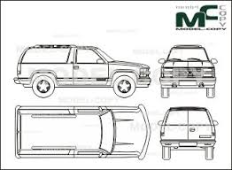 Chevrolet Tahoe 4wd In 3 Door Execution Drawing Chevrolet Tahoe Chevrolet Chevrolet Blazer