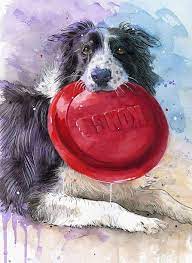 Let the animal be natural. Amazon Com Pet Portraits Custom Watercolor Painting Of Your Dog Cat Horse More From Your Photo Handmade