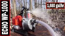 ECHO WP-1000 PORTABLE GAS WATER PUMP- TOOL REVIEW TUESDAY! - YouTube