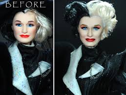 Cruella de vil star glenn close finally gets all the puppies in jimmy fallon's pup quiz. Glenn Close Cruella Devil Doll Custom Repaint By Noeling On Deviantart