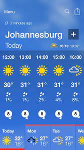 .weather in johannesburg for 5 days weather in johannesburg for a week sunrise and sunset in johannesburg rising and setting of the moon in johannesburg exact time in johannesburg. Trevor Hartle On Twitter Bbc Weather Forecast For Johannesburg Today Sunny Max 32 C Min 16 C Https T Co Fiwovtukcm