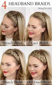 And if you want to do a braided crown without putting all your hair up like the previous one we showed you, here's one for you. Four Headband Braids Hair Styles Long Hair Styles Hair Beauty