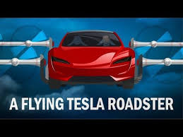 How Far Could A Tesla Roadster Fly Youtube Tesla Roadster Tesla Flying Car