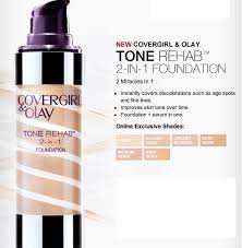 Details About Covergirl Olay Tone Rehab 2 In 1 Foundation Please Select Shade From Menu