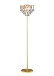 Relax in your home with a floor lamp from homebase. Atla Floor Lamp 4 Light French Gold Crystal Nottingham Lighting Centre