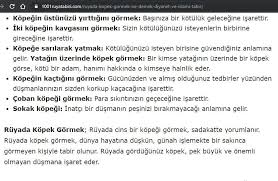 Ruyada Kopek Gormek Diyanet Ruya Tabirleri Kopek Isaretler Islam