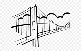 Young sporty yogi man practicing yoga, camel and bridge poses. Bridge Cartoon Black And White Clipart 5310576 Pinclipart