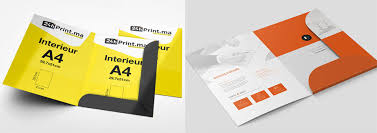 Format a4, a5, sur mesure pas cher. Chemise A Rabat Porte Documents Personnalisee Imprimerie Tunisie