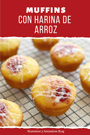 Muffins Con Harina De Arroz Harina De Arroz Receta Muffins Comidas Sin Harina