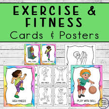Simply print, cut and use. Exercise And Fitness Cards To Get Kids Moving Simple Living Creative Learning