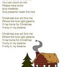 I Ll Be Home For Christmas Lyrics Christmas Lyrics Christmas Carols Lyrics Christmas Poems