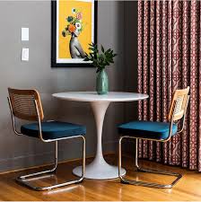 Nora Dining Chair Set Of 2 Rattan Dining Chairs Retro Dining Rooms Dining Room Small