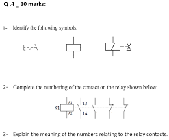 To retransmit (a signal, message, etc.) by or as if by means of a telegraphic relay. Solved Q 4 10 Marks 1 Identify The Following Symbols Chegg Com