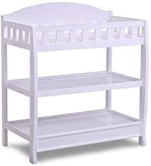 Delta Children Infant Changing Table With Pad White Baby Changing Tables Diaper Changing Table White Changing Table