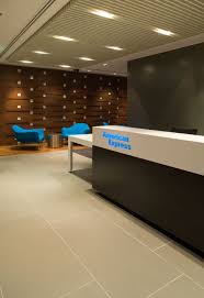 American Express Hq Projects Dedece Corporate Interiors Reception Desk Design Design