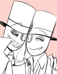 Black And White Hat White Hat And Black Hat Anniversaire Frere